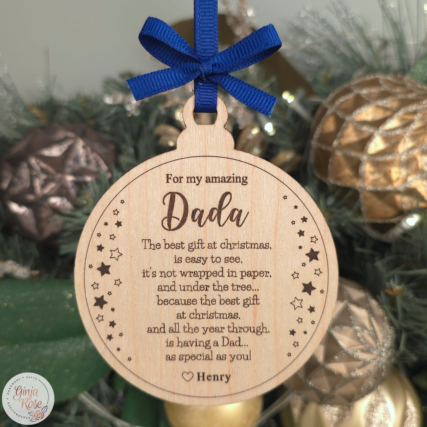 Best Gift Dada Bauble