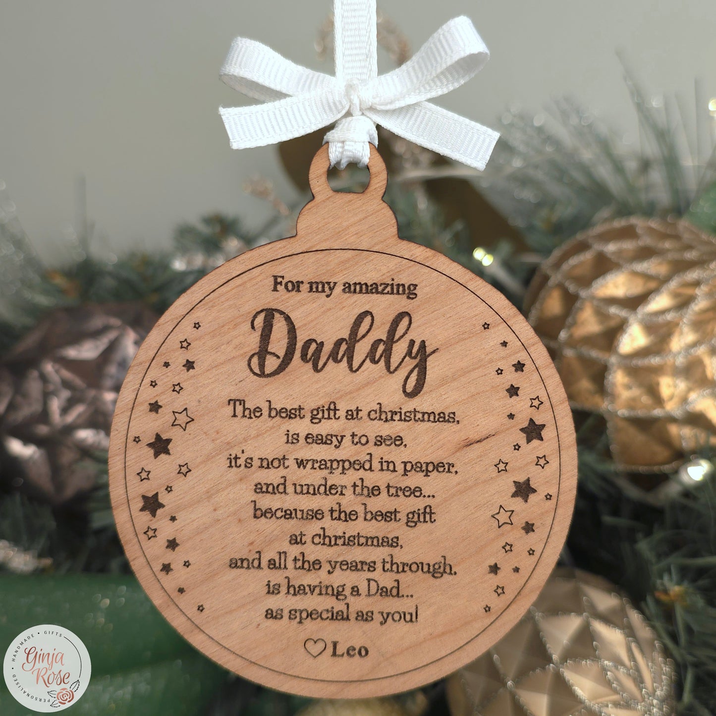 Best Gift "Daddy" Bauble