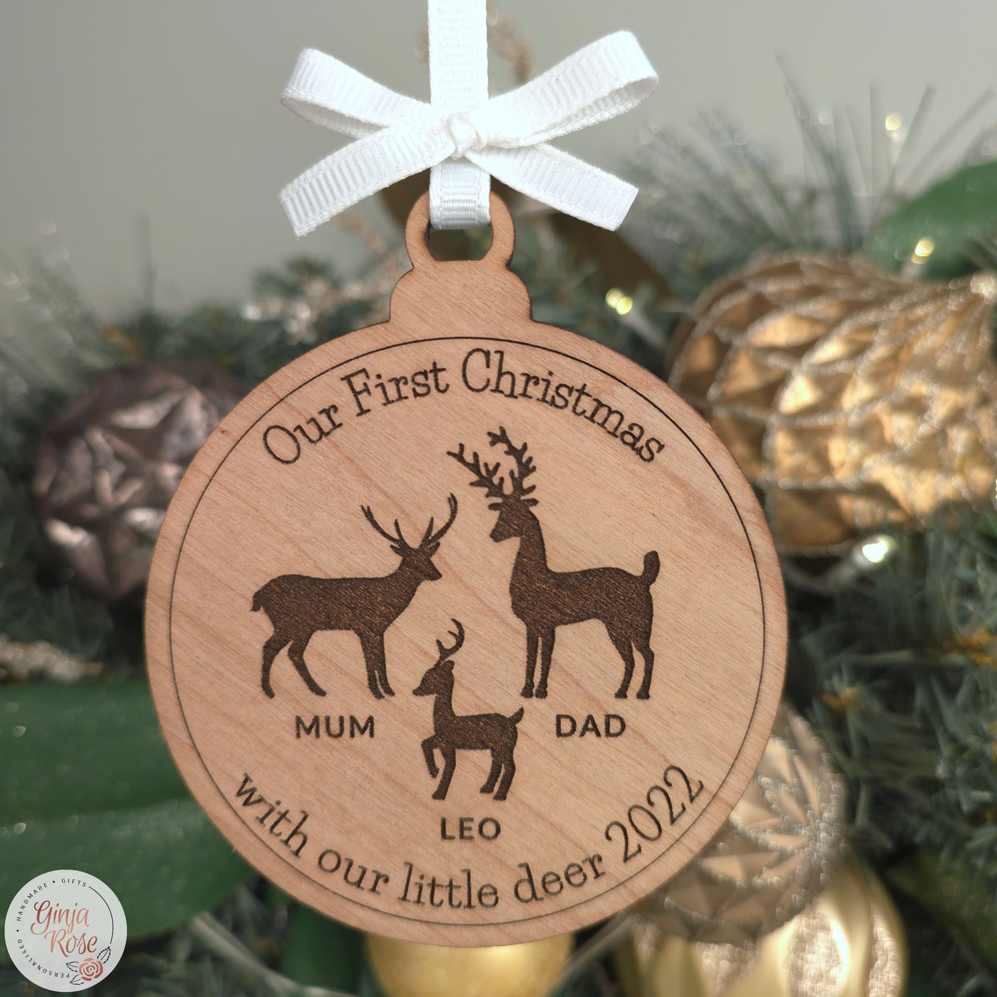 Our Little (Deer Family) Bauble