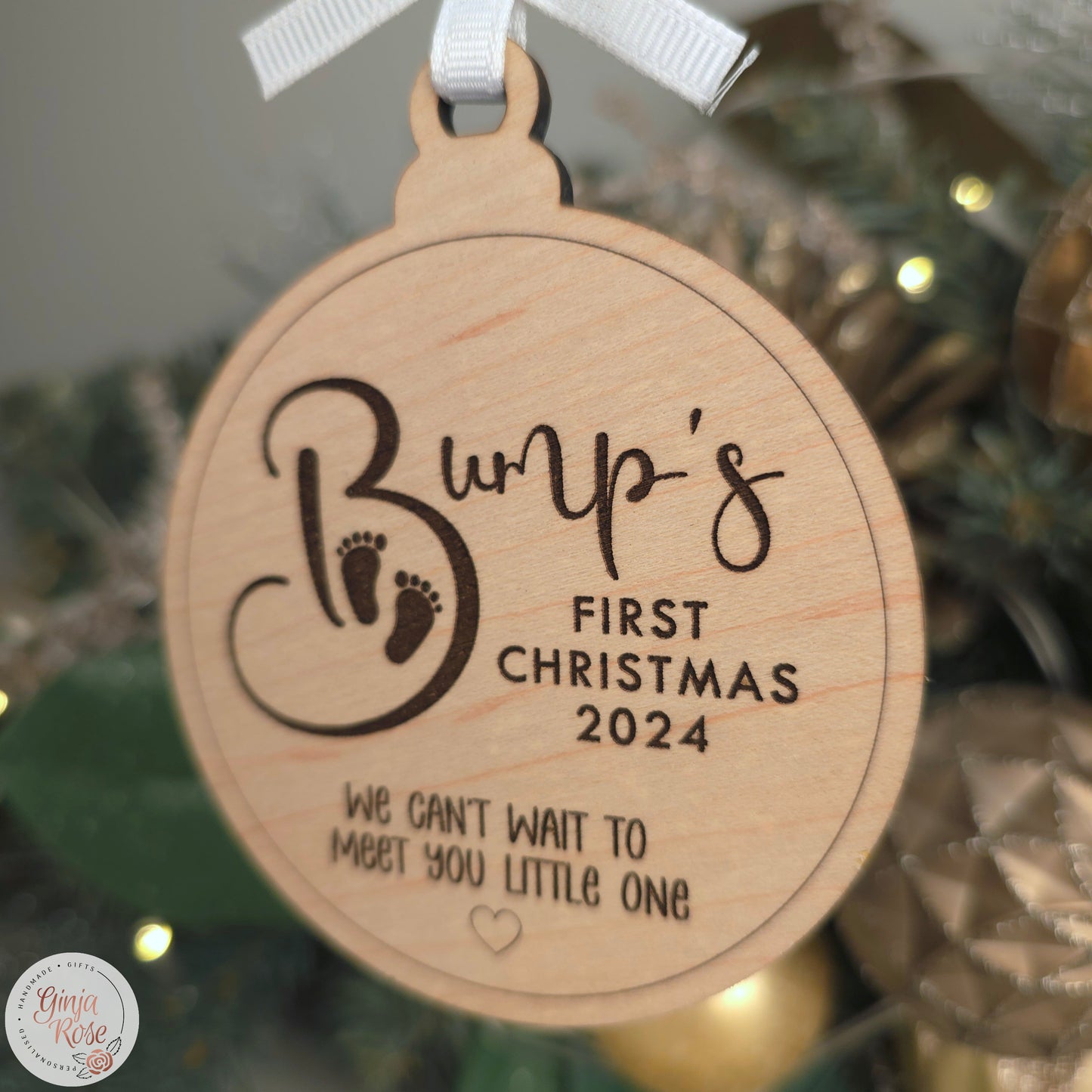 Bump's First Christmas Bauble