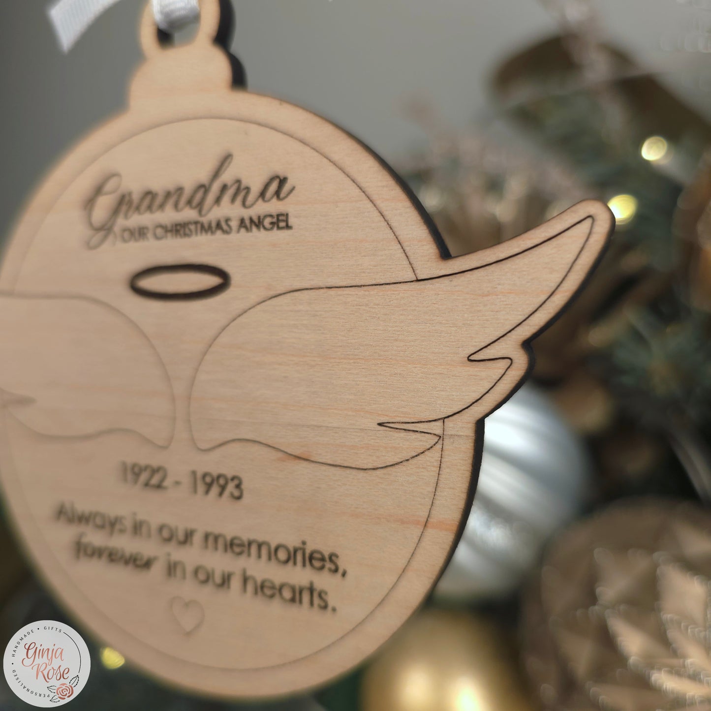 Remembrance (Angel Wings) Bauble