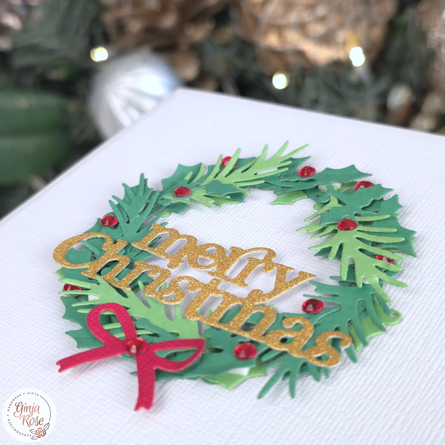 Wreath Christmas Card