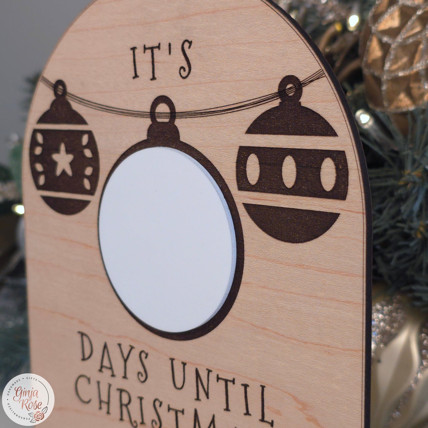 Days Until Christmas Sign