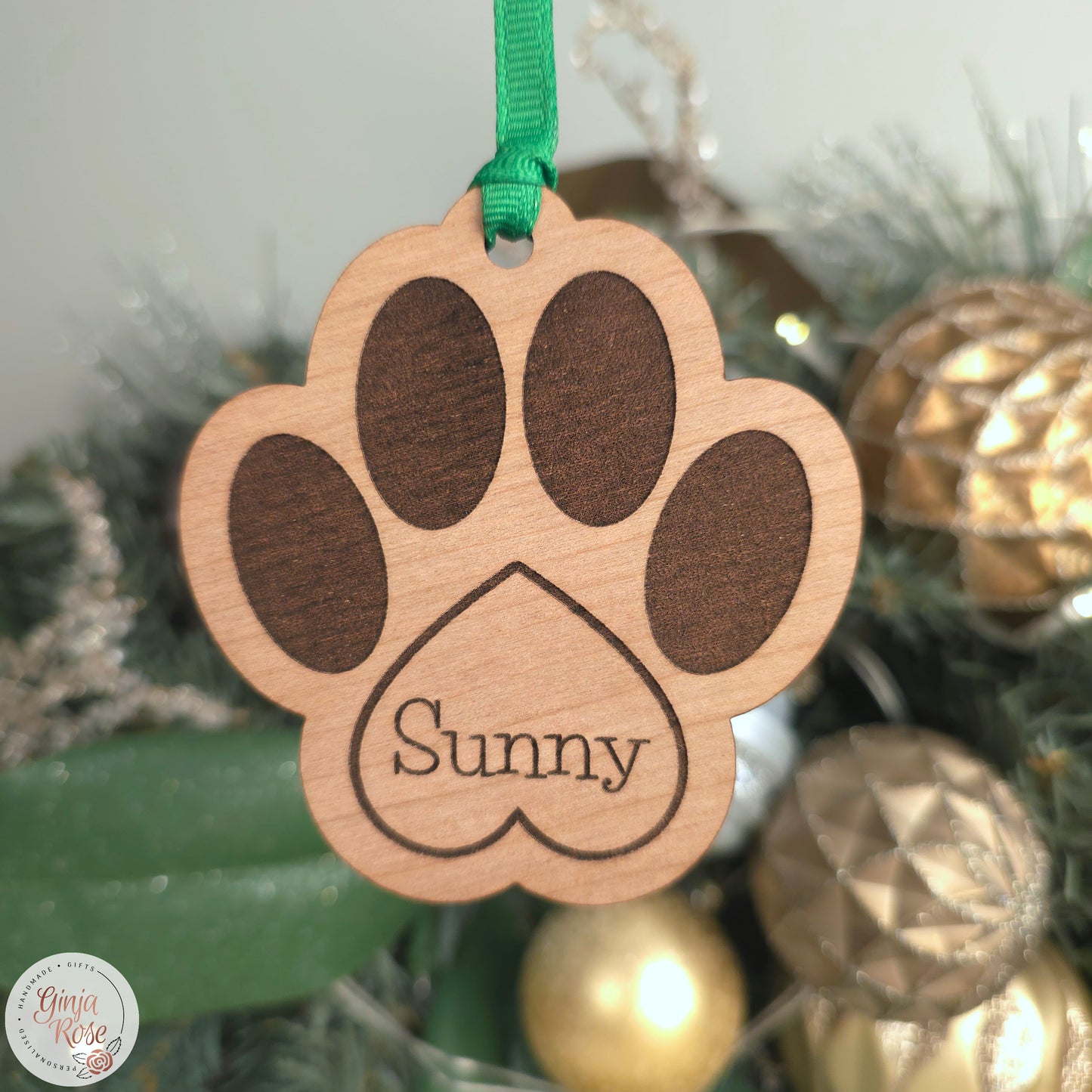 Dog Paw Print Decoration