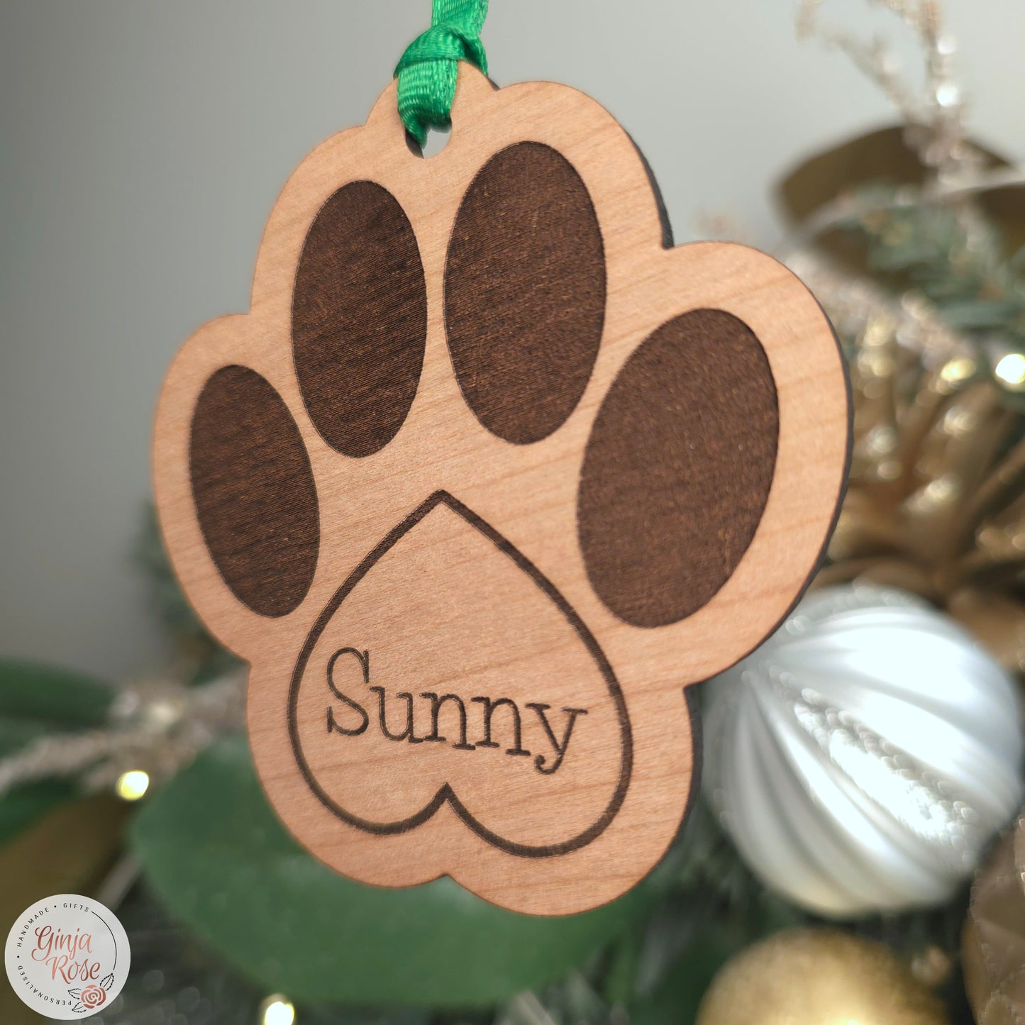 Dog Paw Print Decoration