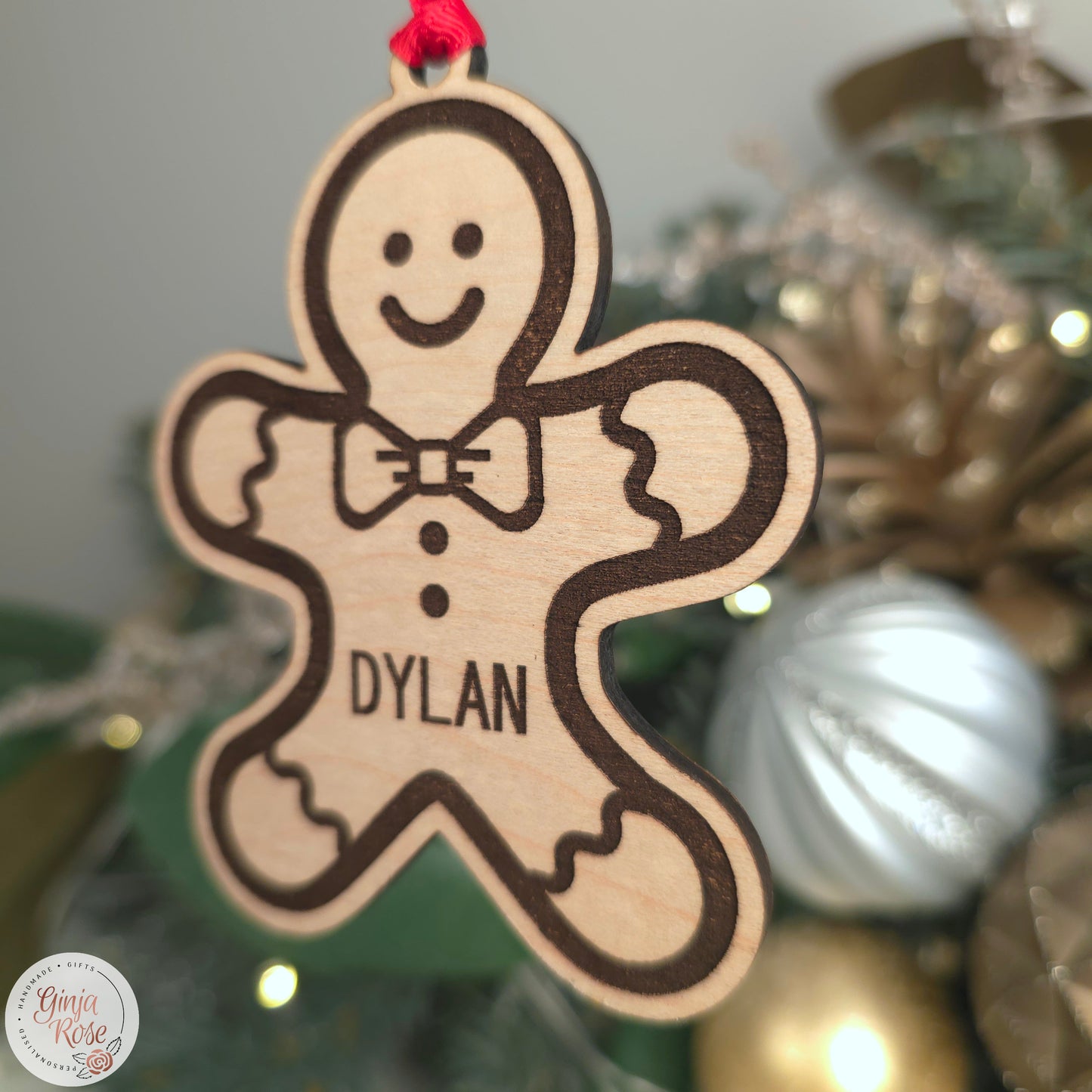 Gingerbread 'Biscuit' Decoration (Bow tie)