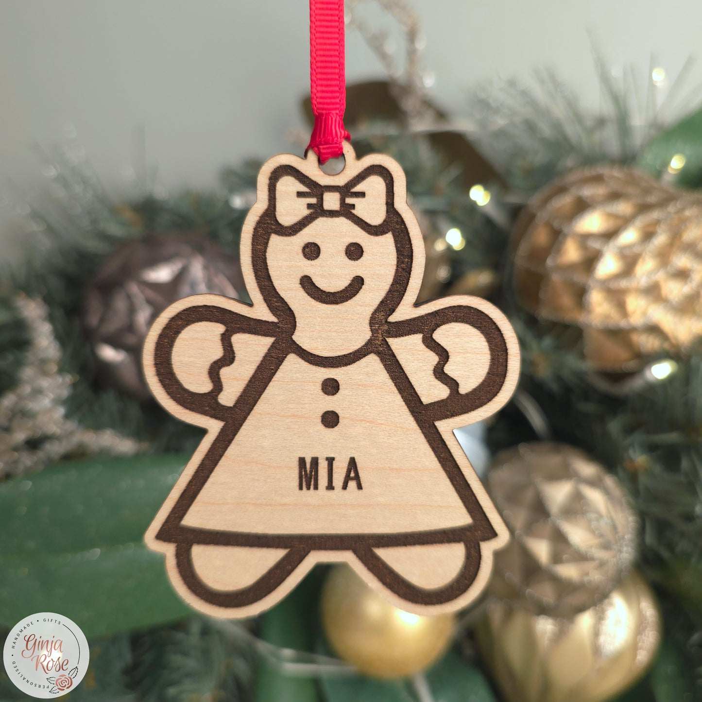 Gingerbread 'Biscuit' Decoration (Dress)