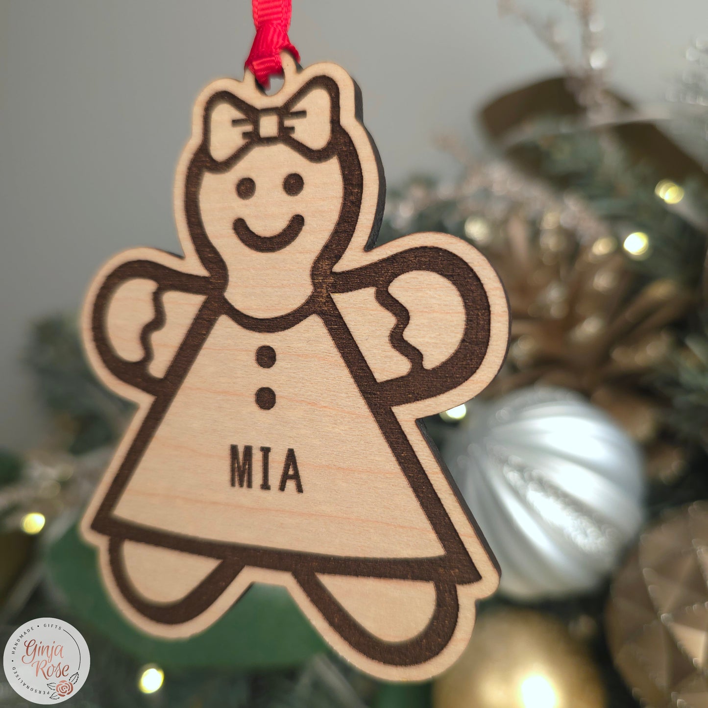 Gingerbread 'Biscuit' Decoration (Dress)