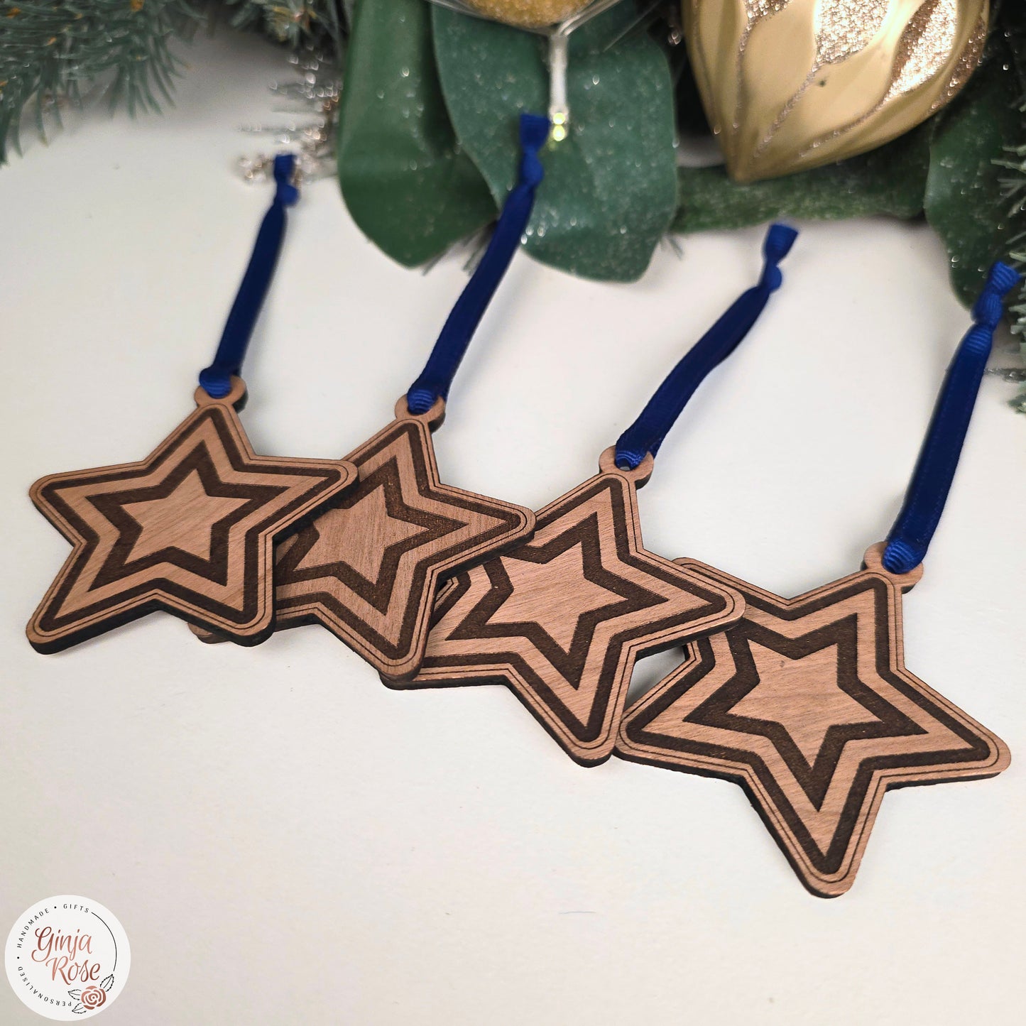 Mini Star Decorations (Set of 4)