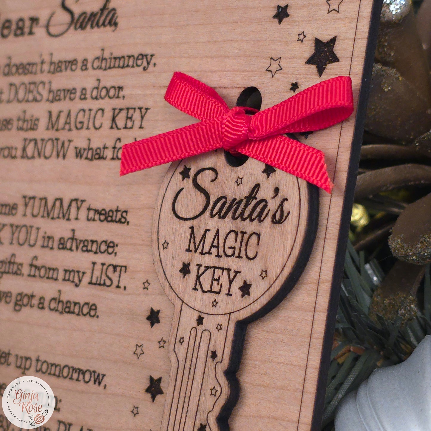 Santa’s Magic Key & Poem Door Hanger