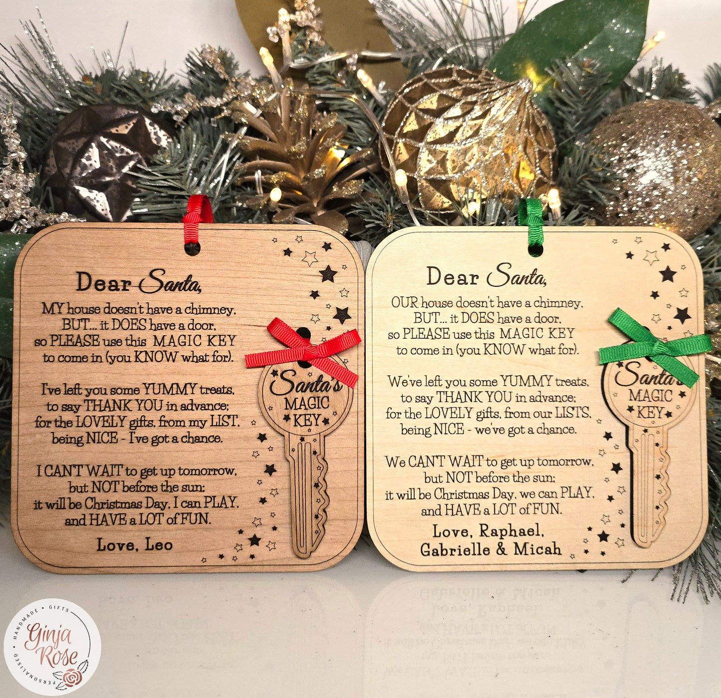 Santa’s Magic Key & Poem Door Hanger